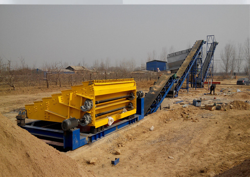 鹅卵石分离泥沙香蕉毛片视频滚筒筛